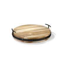 Online Designer Kitchen ELMER ROUND TEAK TRAY