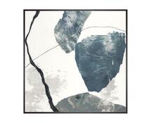 Online Designer Living Room Abstract Gray Spots Wall Art III