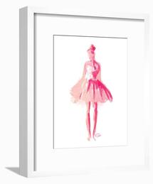 Online Designer Bedroom Calm Ballerina - Framed Artwork Near mirror