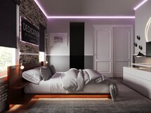 Online Designer Bedroom 3D Model