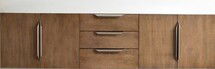 Online Designer Bathroom Mercer Island 72" Double Latte Oak Bathroom Vanity Set