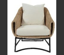 Online Designer Combined Living/Dining Coastal Lounge Chair in Twig