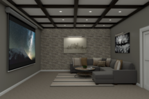 Online Designer Living Room 3D Model