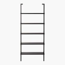 Online Designer Bathroom STAIRWAY BLACK 72.5" WALL MOUNTED BOOKCASE