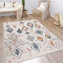 Online Designer Dining Room Union Rustic Halewood Cream Area Rug