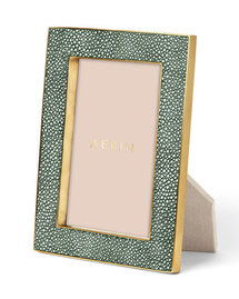 Online Designer Bedroom Emerald Shagreen 4" x 6" Picture Frame