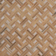 Online Designer Hallway/Entry Basketweave Herringbone Birch Matte Porcelain Wood Look Mosaic Tile