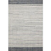 Online Designer Combined Living/Dining Hagen Rug - White/Ocean