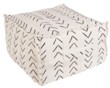 Online Designer Living Room WHITE VENICE POUF 5367