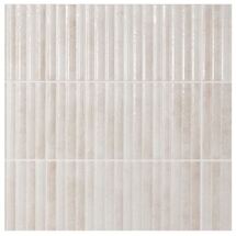 Online Designer Bathroom Curve Fluted White 6x12 3D Glossy Ceramic Tile