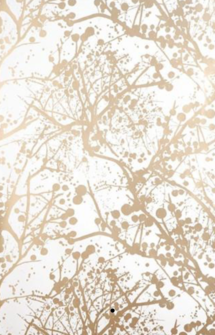 Online Designer Combined Living/Dining Wilderness Wallpaper in Gold and White design by Ferm Living