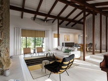 Online Designer Combined Living/Dining 3D Model