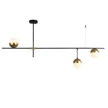 Online Designer Living Room Grandin 3 - Light Sputnik Modern Linear Chandelier