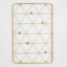 Online Designer Bedroom  Gold Wire Photo Clip Wall Panel
