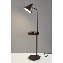 Online Designer Living Room Bourke 59" Tray Table Floor Lamp