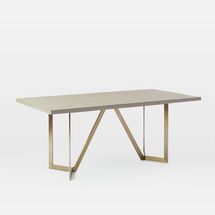 Online Designer Home/Small Office Tower Dining Table - Concrete