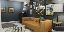 Online Designer Living Room 3D Model