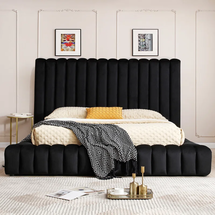 Online Designer Bedroom Avalon Velvet Platform Bed