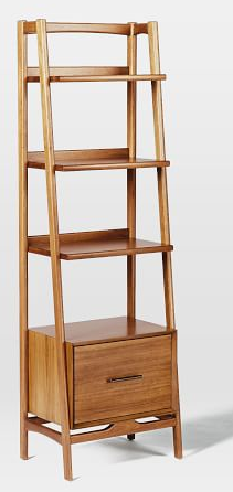 Online Designer Living Room Mid-Century Bookshelf - Narrow Tower