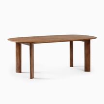 Online Designer Dining Room Anton Solid Wood Oval Dining Table (78")