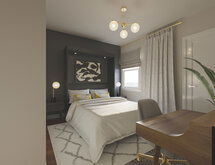 Online Designer Bedroom 3D Model