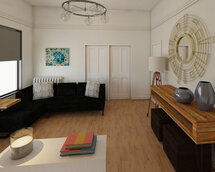 Online Designer Living Room 3D Model