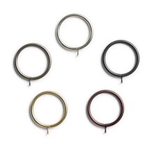 Online Designer Combined Living/Dining Standard Drapery Rings, Set of 7