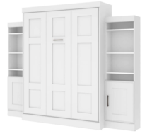 Online Designer Other Bestar, Edge Collection, Queen Murphy Bed and 2 Storage Units (107”)