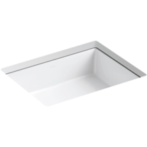 Online Designer Bathroom Kohler Verticyl 19-13/16" Rectangular Undermount Bathroom Sink with Vertical Sides and Overflow