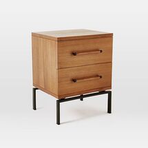 Online Designer Bedroom Nash 2-Drawer Nightstand - Teak