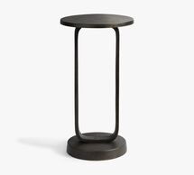 Online Designer Living Room Ace Round Metal Accent Table 