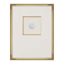 Online Designer Home/Small Office Intaglio in Gold Art - PRINT I