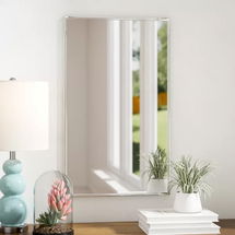 Online Designer Bathroom Rectangle Framed Wall Mirror