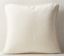 Online Designer Living Room 23" IVORY FAUX MOHAIR THROW PILLOW