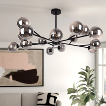 Online Designer Bedroom Burness 15 - Light Sputnik Modern Linear Chandelier