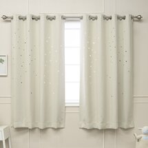 Online Designer Nursery Gaitan Star Cutout Blackout Thermal Grommet Curtain Panels (Set of 2)