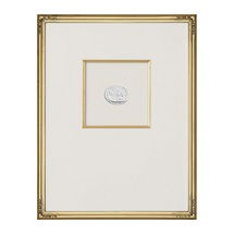 Online Designer Home/Small Office Intaglio in Gold Art - Print V