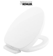 Online Designer Bathroom Kohler PureWarmth Elongated Toilet Seat and Lid with Soft Close, Quick Release, and Night Light