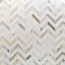 Online Designer Bathroom Talon Calacatta & Thassos Marble Tile