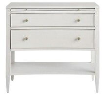 Online Designer Bedroom VIEW FULL SIZE?SKU#: 084340 Kyng Modern Classic Cream Wood 2 Drawer Nightstand