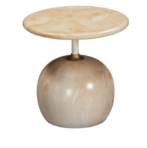 Online Designer Bedroom Mire Rose Faux Marble Side Table