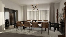 Online Designer Combined Living/Dining 3D Model