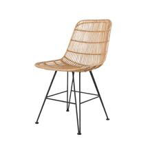 Online Designer Business/Office Rattan dining chair - natural