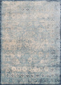 Online Designer Other Tinted Blue & Ivory Rug