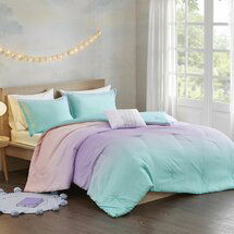 Online Designer Bedroom Estee Printed Reversible Comforter Set