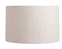 Online Designer Combined Living/Dining LINEN STRAIGHT-SIDED LAMP SHADE for side table