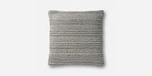 Online Designer Combined Living/Dining Hand-Made Grey Throw Pillow