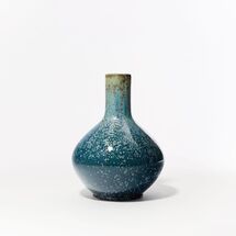 Online Designer Living Room Reactive Glaze Vases - Light Blue