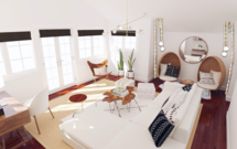 Online Designer Living Room 3D Model