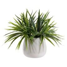 Online Designer Business/Office 16.93'' Faux Flowering Plant in Freestanding